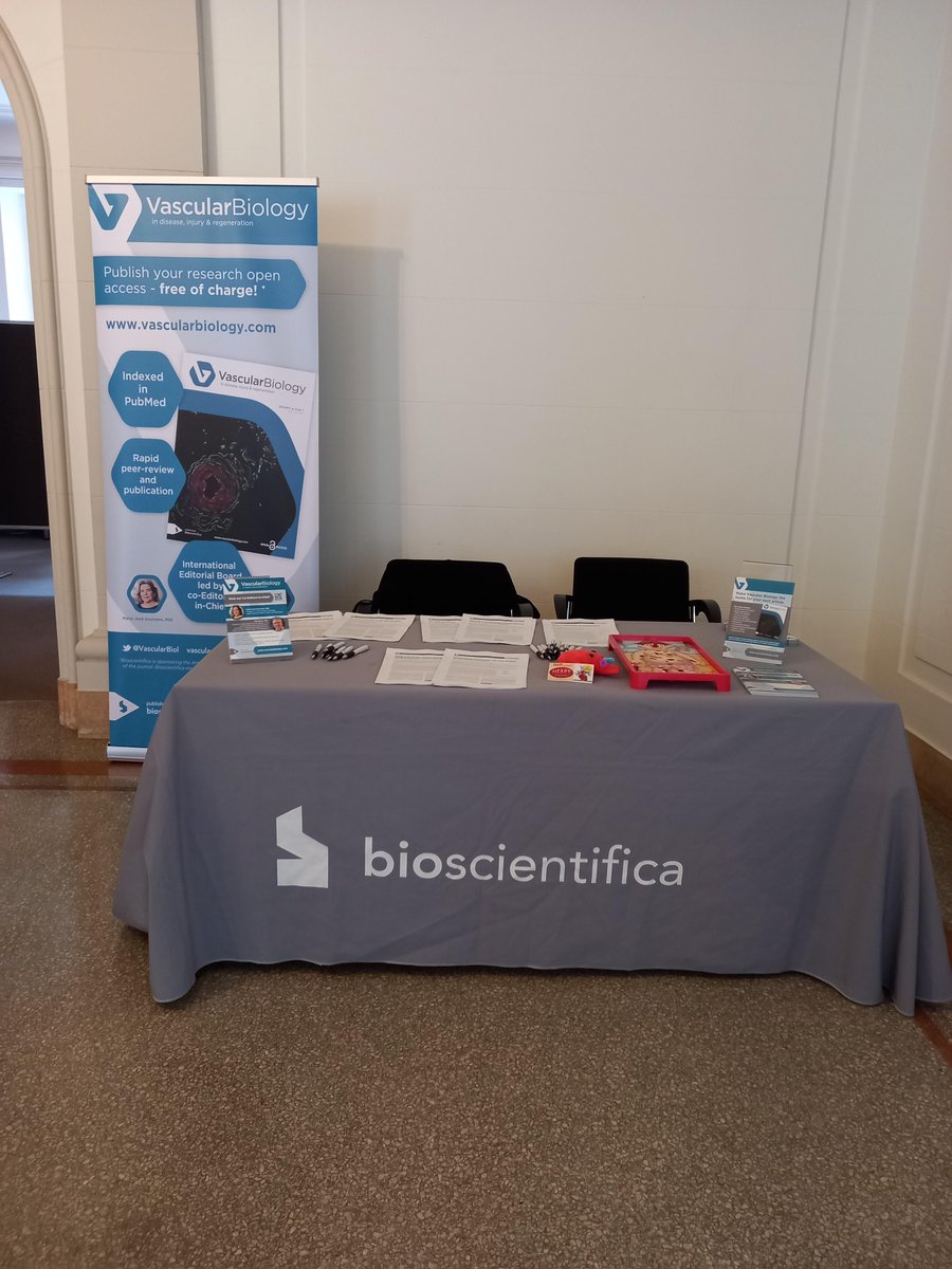 VascularBiol's tweet photo. If you are at the #GfMVB #BMVBS meeting today, come by the Bioscientifica Publishing stand where you will be able to meet the #VascularBiology editorial team, talk about your research, and discuss your next submission.
@BMVBSoc https://t.co/ixevjrpISV