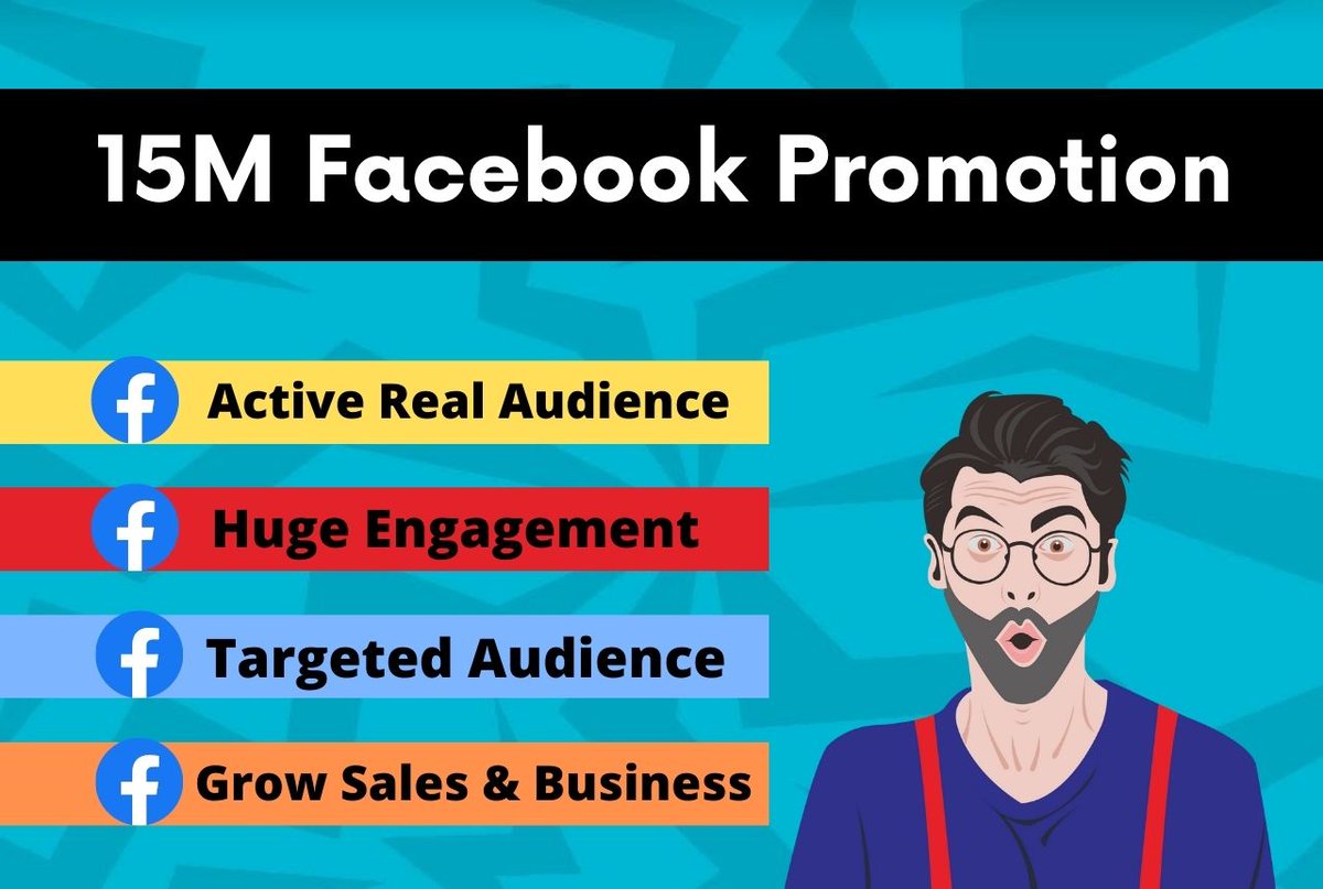 Apantor465's tweet image. Facebook Promotion is the best way to grow your business, product & page professionally.
i will promote your facebook business , product & page to 15 millions of active audience to grow your business & sales.
#facebook
#facebookmarketing
#digitalmarketing
#facebookpromotion