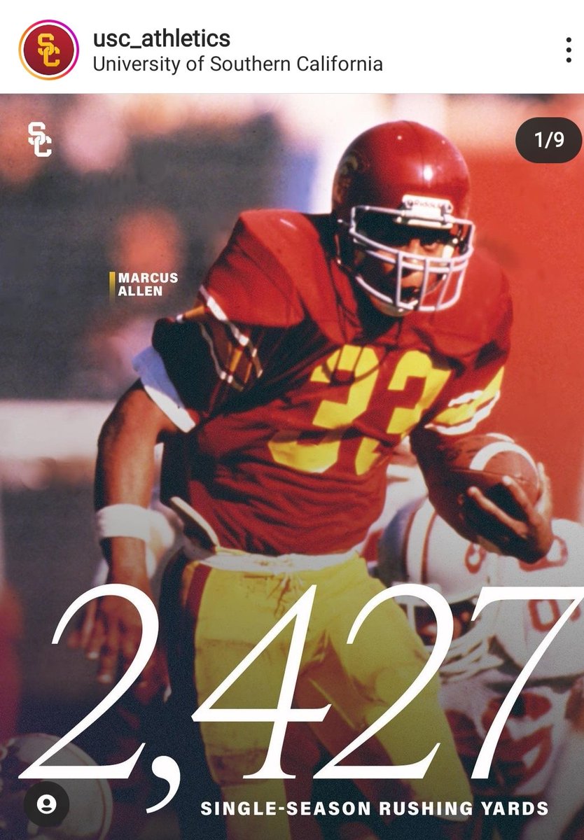 TrojanSeijo's tweet photo. USC Football greats and their all time records. 🏈✌️ https://t.co/d6w0sT1Quo