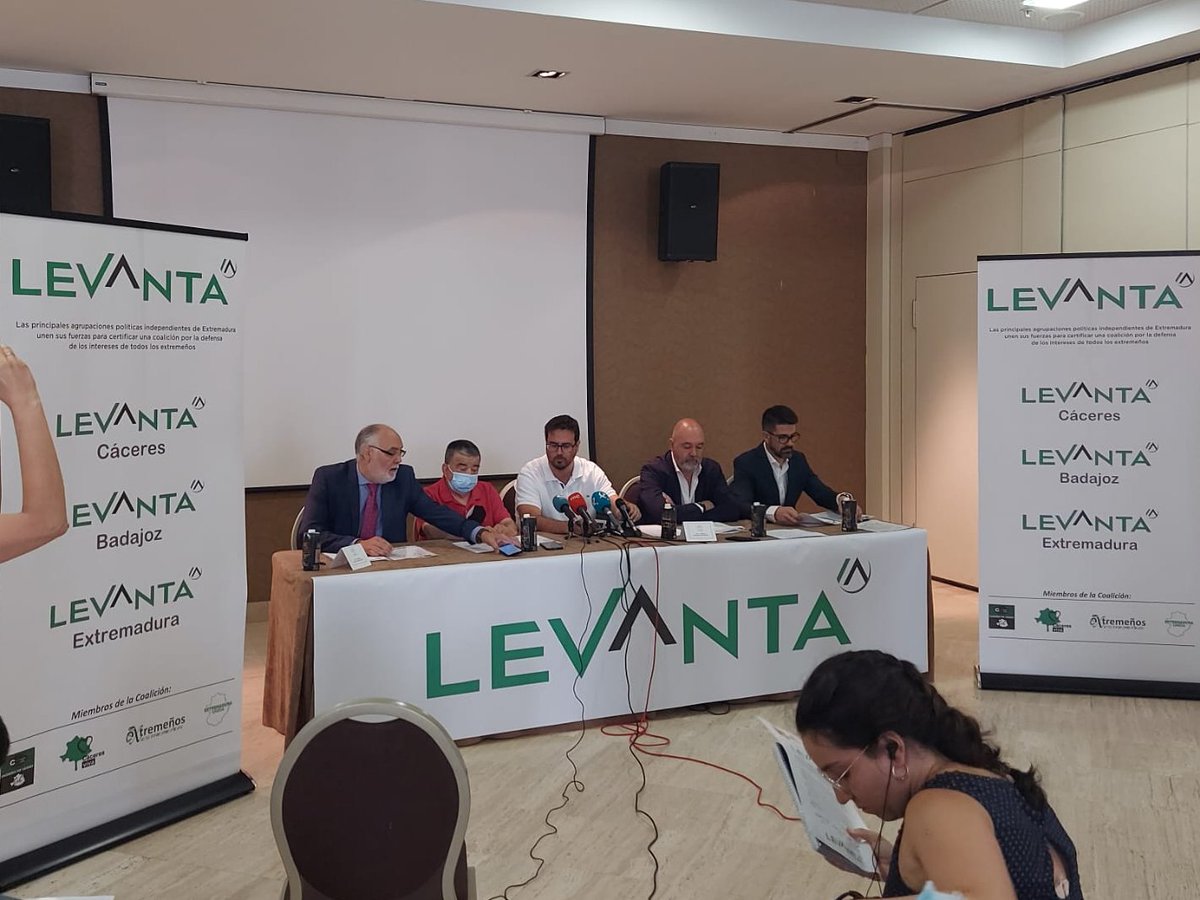Hoy anunciamos la coalición  LEVANTA. 

4 PARTIDOS UNIDOS PARA CONCURRIR A LAS ELECCIONES  DE 2023.