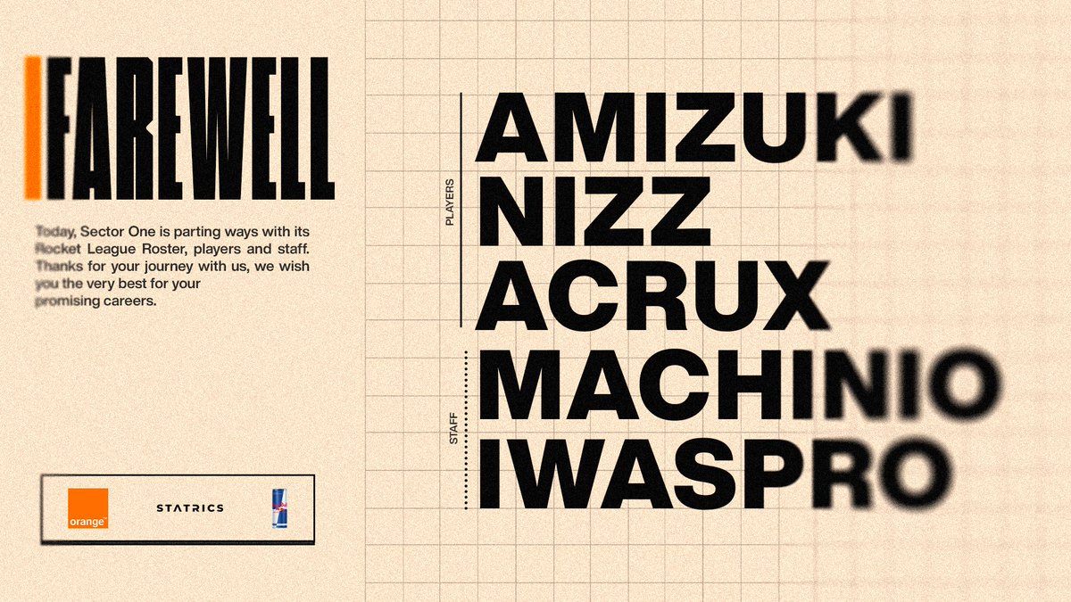 It was an amazing journey together with you guys...

Thank you for everything,

• <a href="/_amizuki/">tms🧠📴</a> 
• @Niizz13 
• <a href="/Acrux_RL/">Acrux</a> 
• <a href="/MachinioTV/">Machinio</a> 
• <a href="/iWasPro_/">Coach iWas</a> 

... and best of luck! 🧡