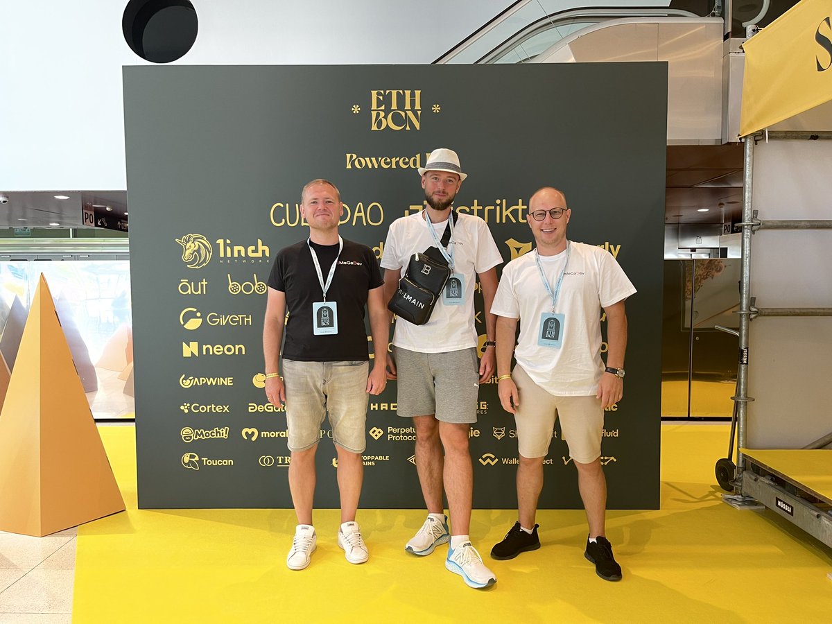 EdMiaus's tweet photo. Today we're at the cool blockchain conference Barcelona 2022
@eth_barcelona #ETHBarcelona https://t.co/di2DYwlNpL