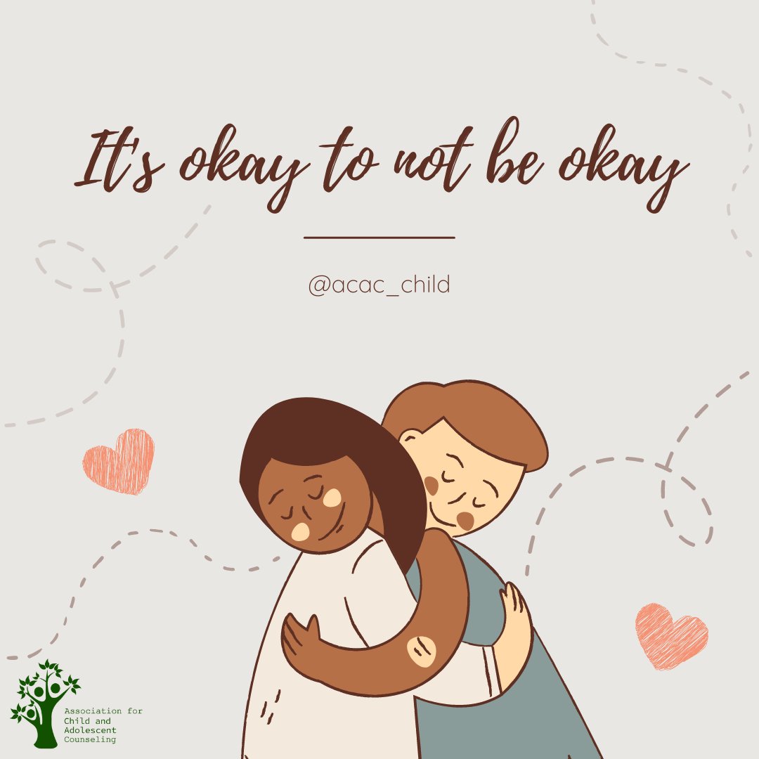 ...We can be 'not okay' together 💓

#youarenotalone #okaytonotbeokay #compassion #resilience #counselingchildrenandadolescents #mentalhealthmatters