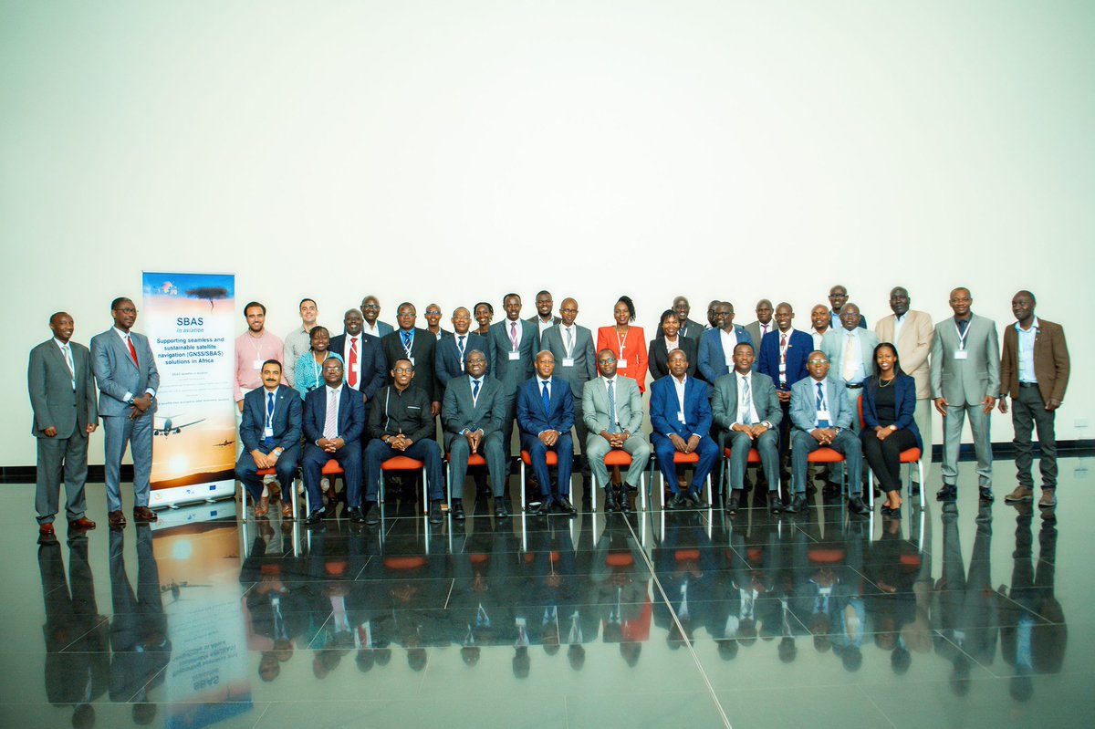 RwandaCAA's tweet photo. In Kigali:@RwandaCAA in collaboratn with @SatnavAfrica organised the 4th Regional outreach&amp;awareness on #SBAS implementatn&amp;use in Aviation in Africa. The 3-day event on the benefits of satellite navigation convened delegates from @_AfricanUnion #RECs &amp; #EAC #CAAs&amp; #ANSPs #ASECNA https://t.co/iyeV7OmguH
