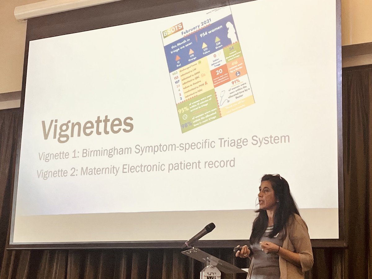 myobstetrician's tweet photo. @Improvingme1 #ImprovingMe
Dr Devender Roberts presenting innovations to reduce risk #maternity #digitalmaternity #triage #BSOTs https://t.co/vY7JZu0OEA