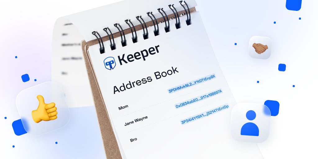 KeeperWallet's tweet image. Another big update for you, folks!

No more copy-pasting recipient's address every transfer!

Now Keeper has an address book where you can store all your contacts.
You can also easily make transfers between your accounts!

$WAVES #cryptowallet @msmolyakov