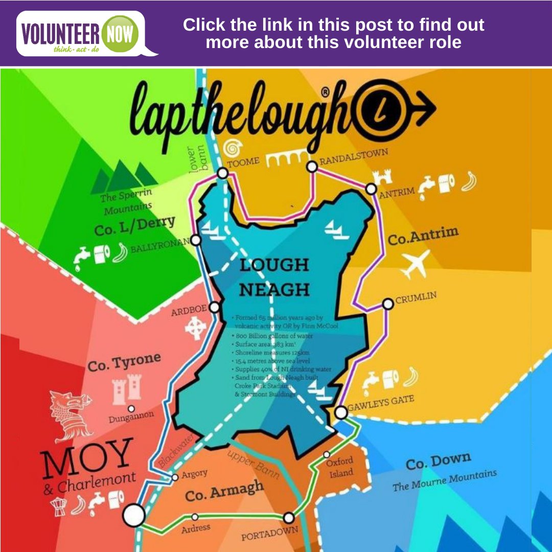 Lap the Lough is a non-competitive cycle event organised by <a href="/cyculcc/">CYCUL©</a> on Sun 28 Aug where budding cyclists travel 144km/89 miles anti-clockwise around Lough Neagh with stops every 20 miles. Ambassadors are needed especially in Moy &amp; Ballyronan Marina areas bit.ly/3Ax15YY