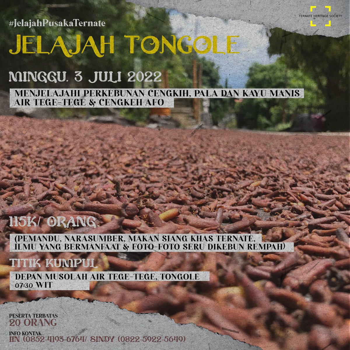 maulanarch's tweet photo. Serunya menjelajahi dan belajar langsung di Hutan-Kebun Jantungnya Negeri Rempah : Ternate  #TheSpiceIslands bersama @TernateHeritage &amp; CAGS #SaveTernateHeritage #Ternatetoday 03-07-2022 https://t.co/JV5rvFNAOW