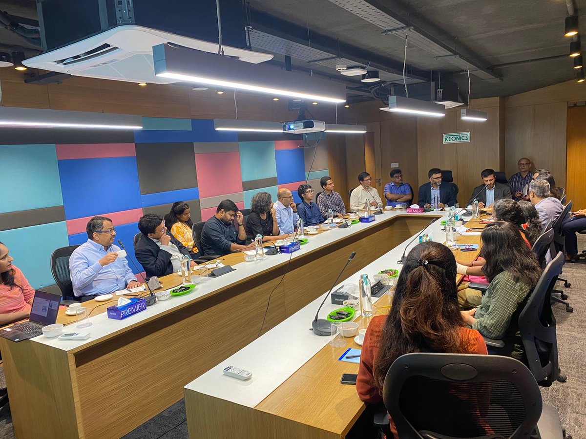 Ktech_Hub's tweet photo. We hosted a Roundtable on NASSCOM Roundtable with Ecosystem Partners at the Ktech Innovation Hub. Leaders from key ecosystem players (Incubators/Accelerators) discussed on the startup policies, key initiatives and strengthening collaboration within the Karnataka startup ecosystem https://t.co/rNvKCKIg91