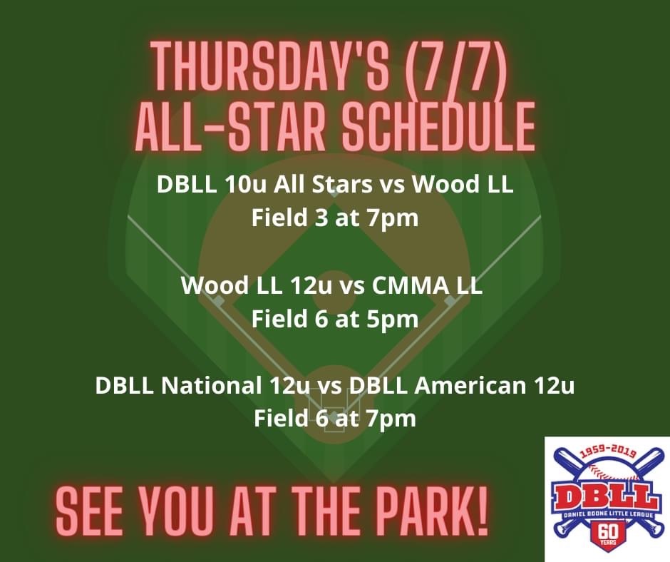Daniel Boone Little League tweet media