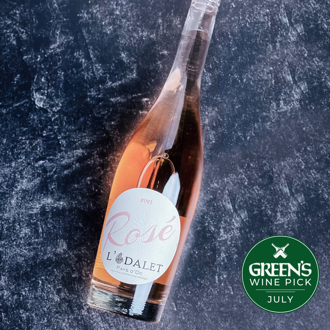 🥂July's Wine Pick🥂 is L’Odalet Rosé 2021!

Why We ❤️ It:
Rose has become a fan-favorite category and this Southern French rose is at the top of our list! Lovely berry and citrus notes make this wine perfect for sipping on hot summer days.

Find it at Green’s for $12.95