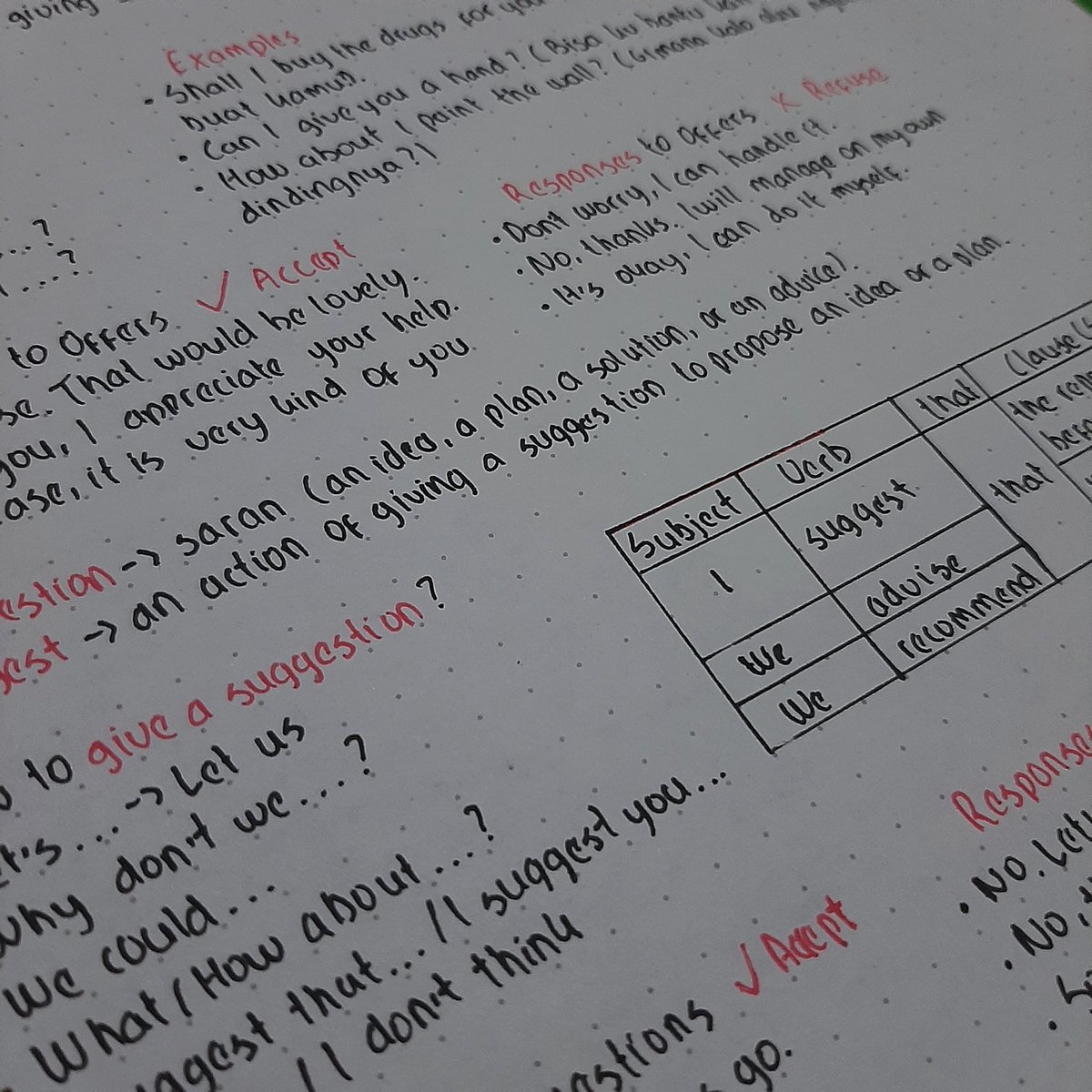 jasukebab's tweet image. 📃 [07/07/2022] ૮₍˶ᵔ ᵕ ᵔ˶₎ა study progress

hii setelah beberapa hari akhirnya... hari ini nonton vid + nyatet bing offers &amp;amp; suggestion, matwa logika pt 1. bindo pindahin catatan teks prosedur. btw hari ini kalian udah co apa aja nih moots?