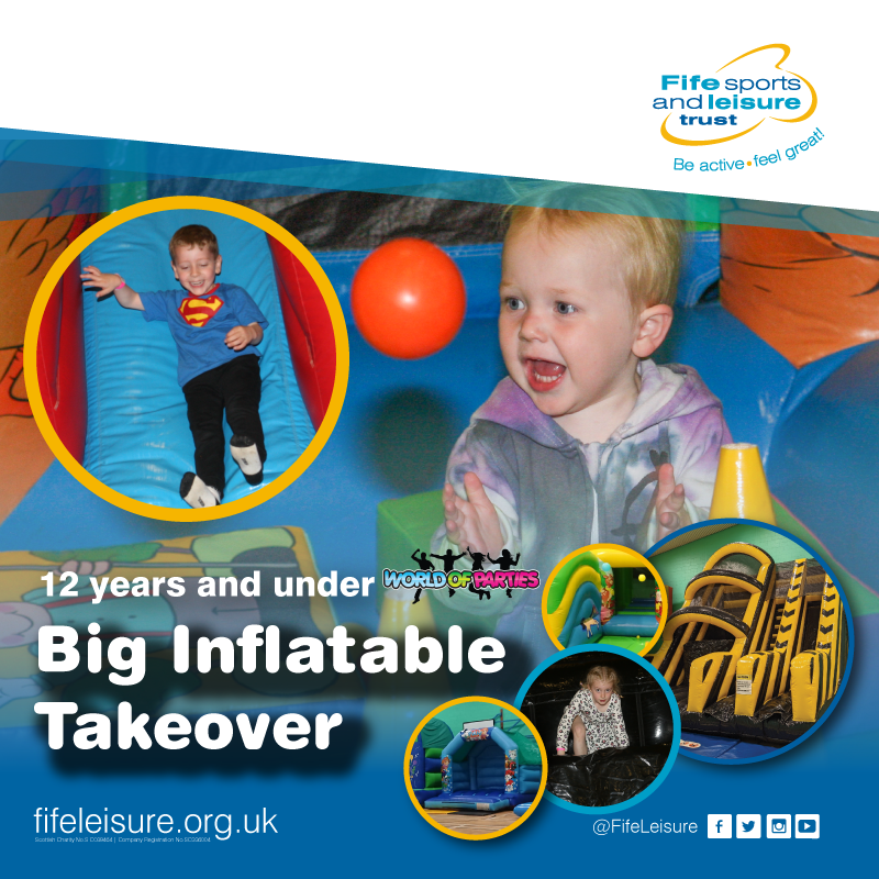 Fife Sports and Leisure Trust on Twitter "The big inflatable takeover