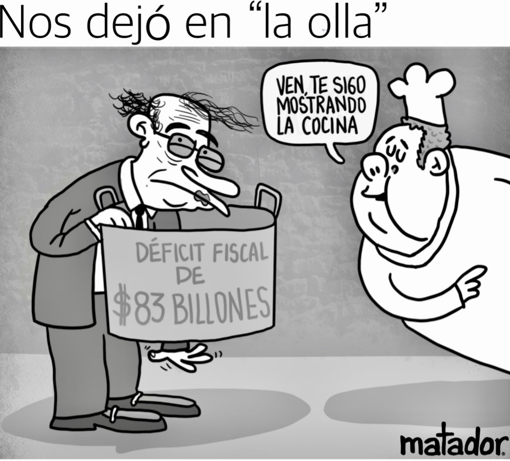 juano191's tweet photo. #EsPreocupante el déficit fiscal que deja el gobierno Duque de 83 billones. https://t.co/cYT9oK90Do
