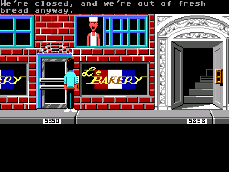 alkalinebro1's tweet image. The Conquest of Bread (LucasFilm Games 1988), #retrogaming #DOSgame #pixelart