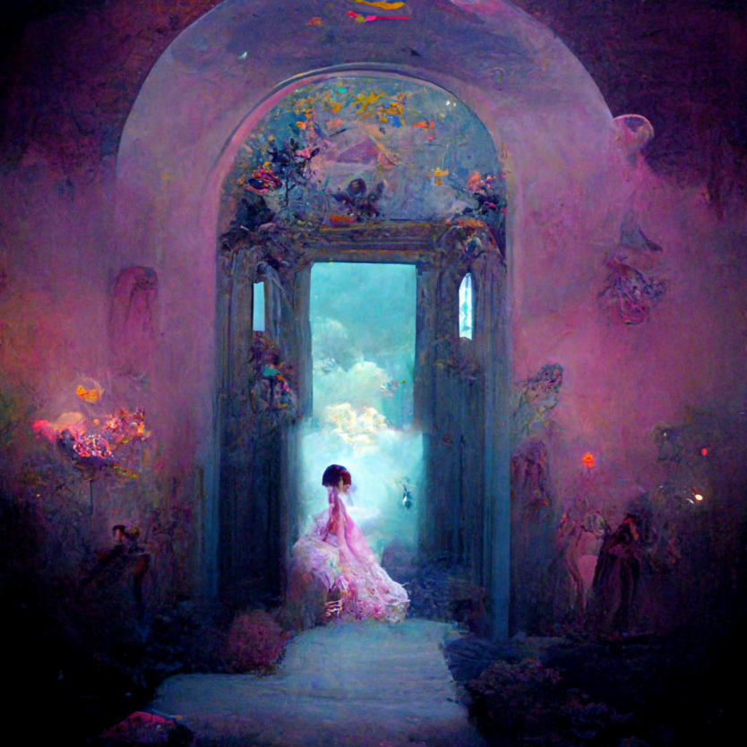 slimeycryptid's tweet photo. Been taking a break from Twitter while I jam with AI - working on different concepts and figuring out what I want to do with it all. Open to suggestions! #MidJourney #aiartcommunity #augmentingcreativity #fairyangels https://t.co/uASbnFc6eP