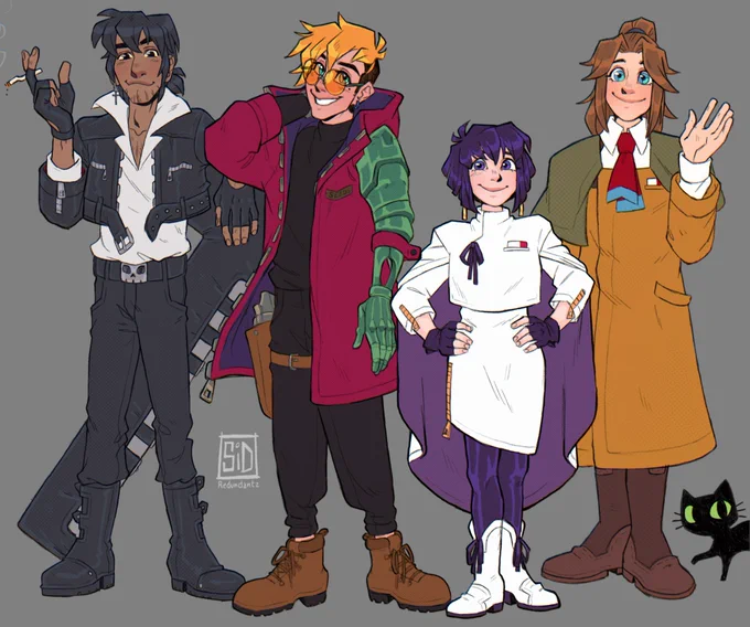 The Gangs all here~
#TRIGUN #TRIGUNSTAMPEDE 