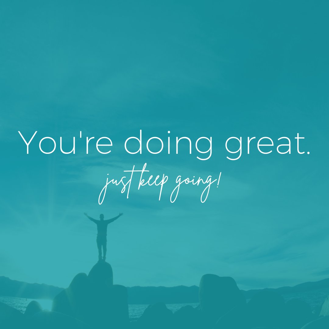COWellnessNtwk's tweet photo. It can be easy to get overwhelmed by the world. Sometimes we need to take a step back and recognize that we're doing great. Just put one foot in front of the other and keep going! https://t.co/xTFQFjSfok