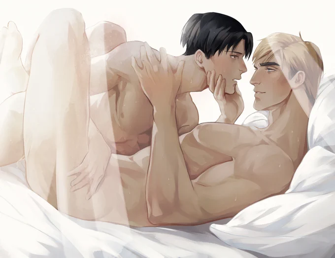 Summer heat. ❤️☀️ 
#eruri 
#エルリ 