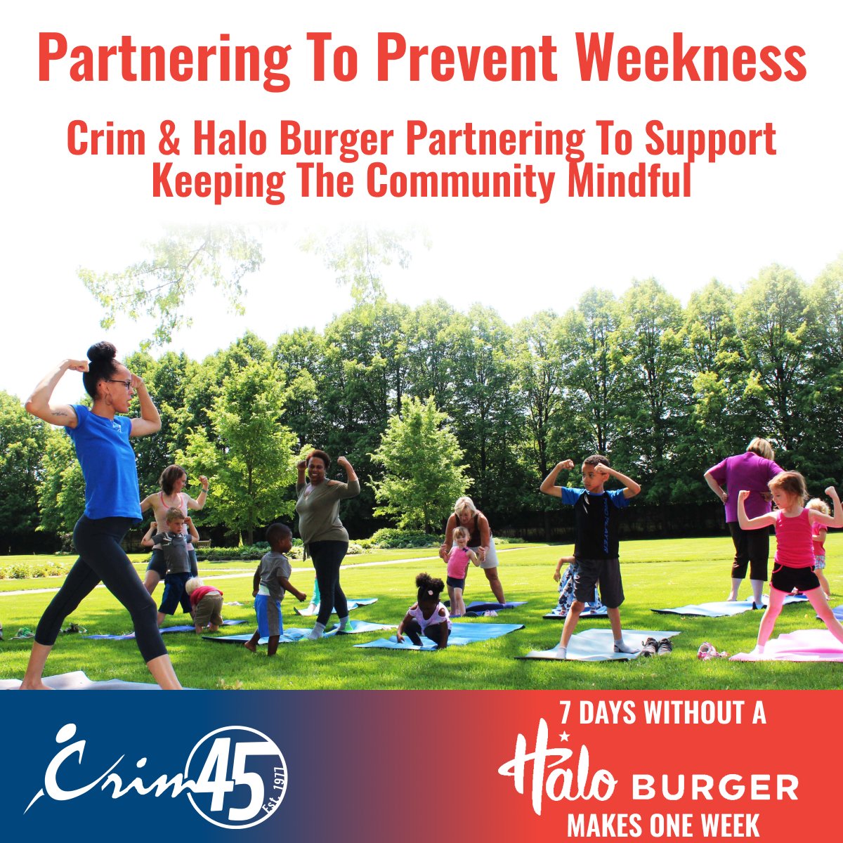 Crim Fitness Fnd (@crimfit) on Twitter photo Right now, when you eat at <a href="/Halo_Burger/">Halo Burger</a>, you have the opportunity to support programming offered by Crim. To find a Halo Burger near you visit haloburger.com/locations. Right now, when you eat at <a href="/Halo_Burger/">Halo Burger</a>, you have the opportunity to support programming offered by Crim. To find a Halo Burger near you visit haloburger.com/locations.