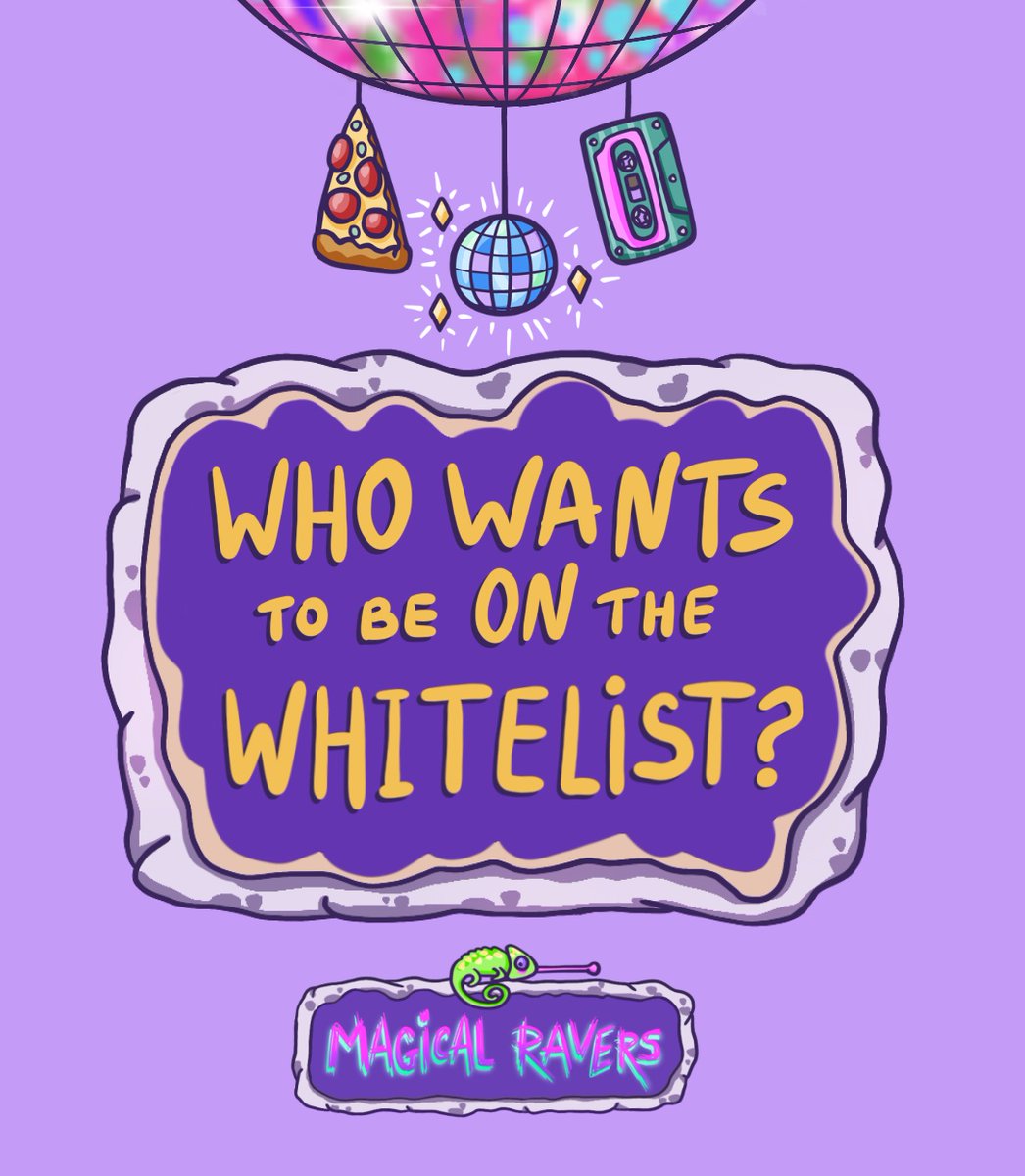 Right before we open the portal to the Magical Ravers #discord there is one last mission. We want you all to spread our #story to the universe. 
All you need to do is to Tag 3 friends, RT &amp; Follow us
10 of you lucky people will win a #Whitelist spot! 🧝‍♀️💚