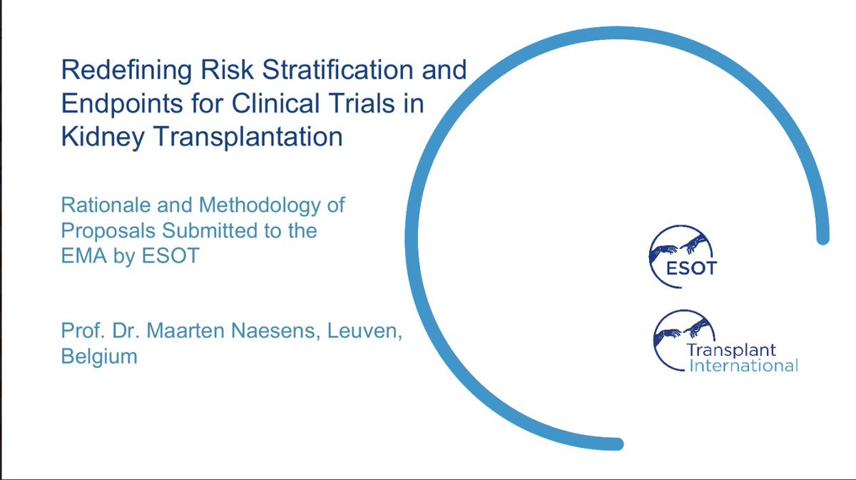 ESOTtransplant's tweet photo. A broad ๐๐
๐ฒ๐ฐ๐๐๐ถ๐๐ฒ ๐๐๐บ๐บ๐ฎ๐ฟ๐ - Redefining Risk Stratification and Endpoints for Clinical Trials in Kidney Transplantation: ๐ฅ๐ฎ๐๐ถ๐ผ๐ป๐ฎ๐น๐ฒ ๐ฎ๐ป๐ฑ ๐ ๐ฒ๐๐ต๐ผ๐ฑ๐ผ๐น๐ผ๐ด๐ ๐ผ๐ณ ๐ฃ๐ฟ๐ผ๐ฝ๐ผ๐๐ฎ๐น๐ Submitted to the ๐๐ ๐ by ๐๐ฆ๐ข๐ง presented by @mnaesens
#ESOTvision https://t.co/0wNT6aEXHe