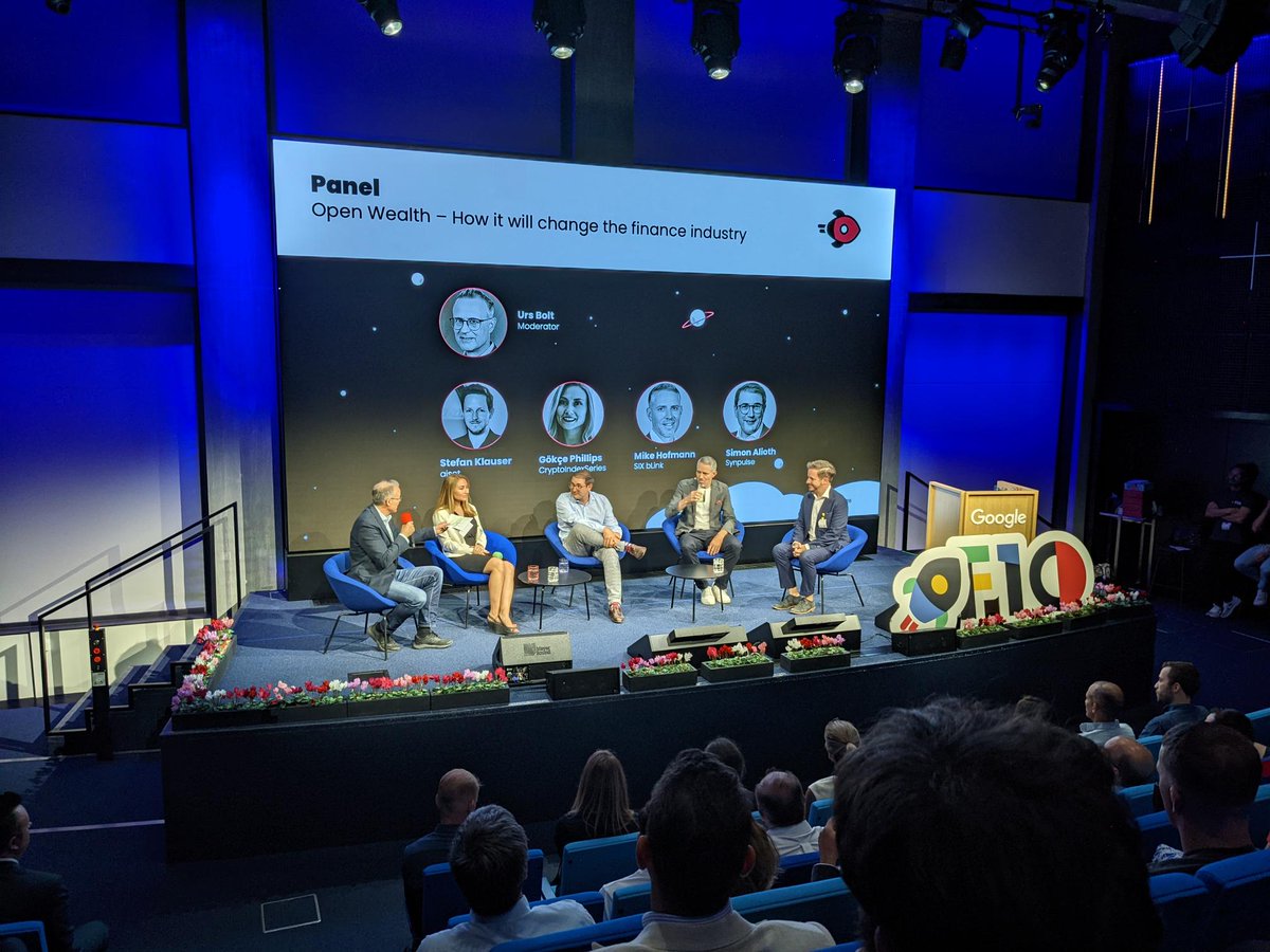 Tenity (@tenity_global) on Twitter photo #F10DemoDay Switzerland - Don't miss the panel on "How #OpenWealth changes the finance industry" moderated by <a href="/UrsBolt/">Urs Bolt ๐จ๐ญ๐ต๐ญ</a>
Simon Alioth from <a href="/synpulsemc/">Synpulse</a>
Mike Hofmann <a href="/sixgroup/">SIX</a> bLink
Gรถkรงe Phillips <a href="/Cryptoindexs/">CryptoIndexSeries</a>
Stefan Klauser <a href="/aisotHQ/">Aisot Technologies</a>
Join us live: hubs.li/Q01gnD6q0 #F10DemoDay Switzerland - Don't miss the panel on "How #OpenWealth changes the finance industry" moderated by <a href="/UrsBolt/">Urs Bolt ๐จ๐ญ๐ต๐ญ</a>
Simon Alioth from <a href="/synpulsemc/">Synpulse</a>
Mike Hofmann <a href="/sixgroup/">SIX</a> bLink
Gรถkรงe Phillips <a href="/Cryptoindexs/">CryptoIndexSeries</a>
Stefan Klauser <a href="/aisotHQ/">Aisot Technologies</a>
Join us live: hubs.li/Q01gnD6q0
