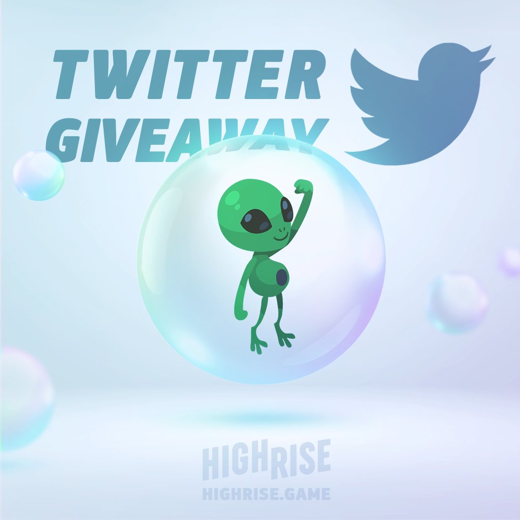 Do you want to win this Alien Plush? Well, you're in luck, because it's time for another weekly giveaway! Just follow us, retweet this post, and comment your Highrise username below to enter! Winner announced in one week, good luck! 

#highriseapp #highrisemetaverse #giveaway