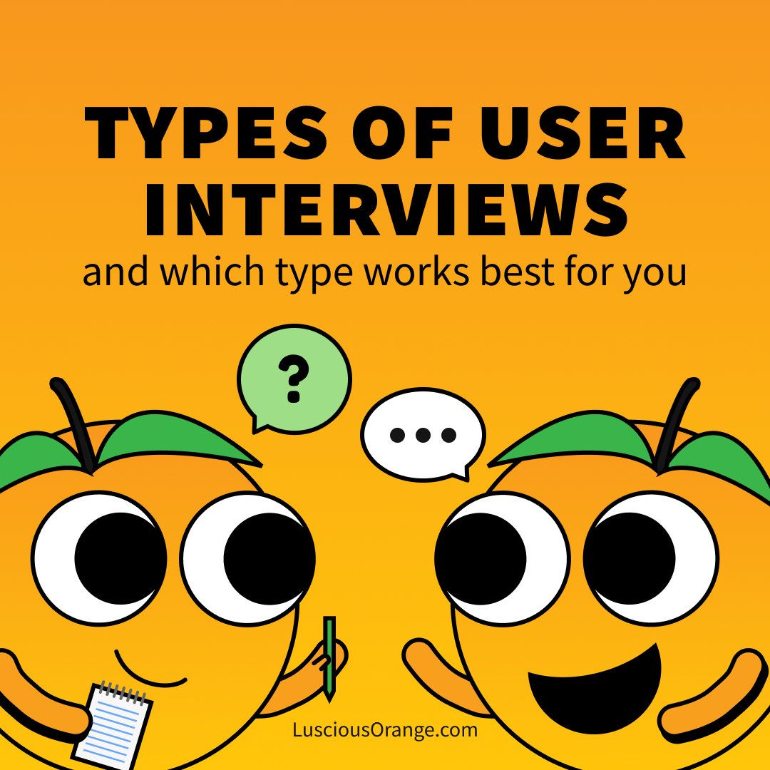 Luscious_Orange's tweet photo. Talking to people helps us understand how to solve their problems.
How do you like to interview people?
https://t.co/8MmrtZ2F1Z
#LusciousLearning #UserInterviews #WebDesign #UXDesign #UserExperience #ContentStrategy #GraphicDesign #DigitalMarketing https://t.co/3uvNO6su1y