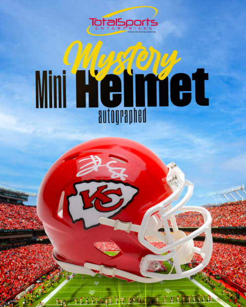 TSEKansasCity's tweet photo. ❓ MYSTERY MONDAY ❓

Mystery autographed mini helmets are back in stock today!

We have 20 available today!

When they're gone- they're gone!

⬇️⬇️⬇️

https://t.co/OHEdHPFcLn https://t.co/1vsFPxFV3D