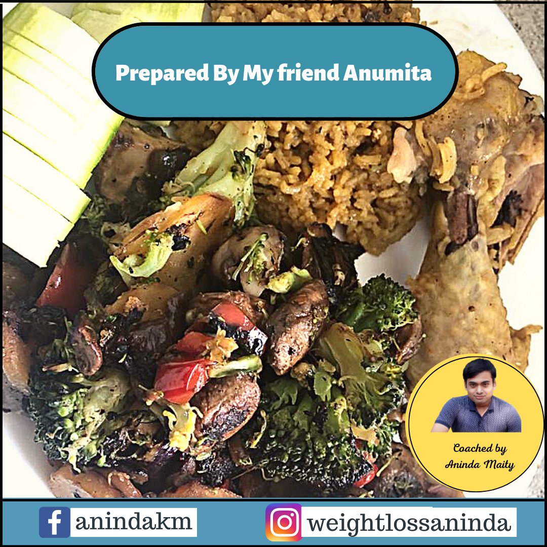 CoachAninda's tweet photo. A healthy meal, prepared by my friend Anumita

#healthymealprep
#healthymealideas #weightlossmealplan #dietlife https://t.co/BTBwHULNWc