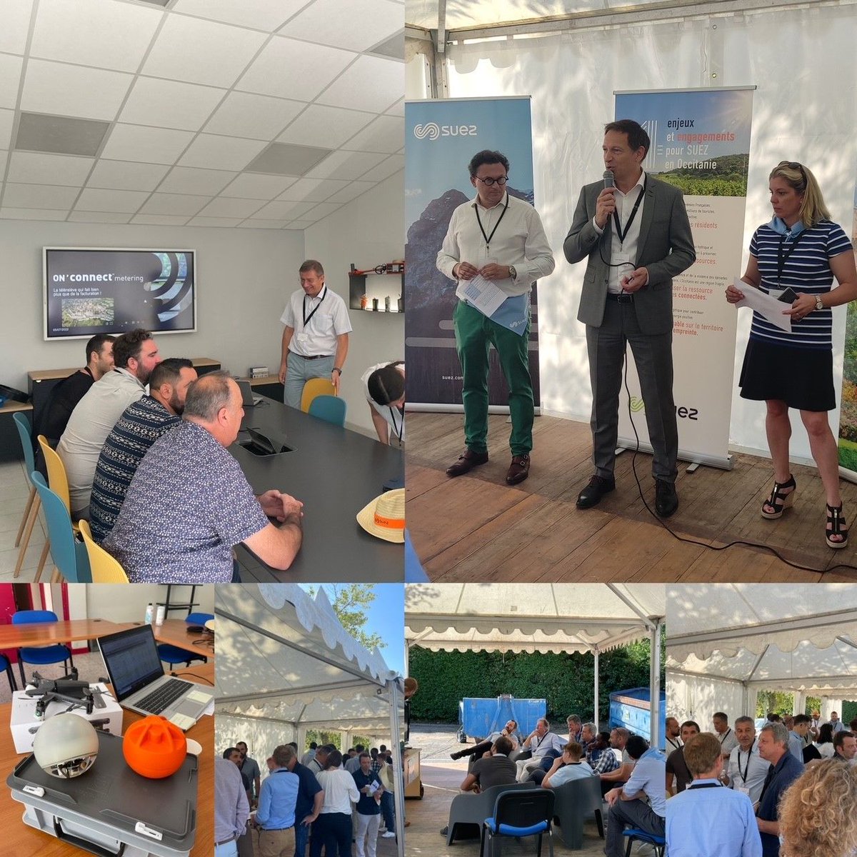Nous avons eu le plaisir d'accueillir nos client collectivités de tout le territoire de l'agence pour échanger avec les nos exp <a href="/suez/">SUEZ</a> sur les nouvelles réglementations, techno et #innovations qui existent afin d'aller tjrs plus loin dans la préservation de la rssrce en eau🌍💧