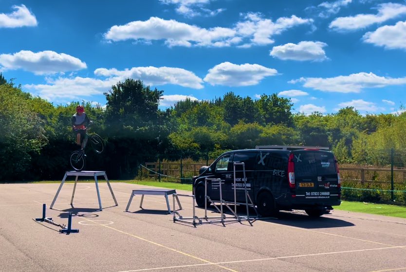 A fabulous show today by Extreme Biking (<a href="/dannybutler1986/">Danny Butler</a>), GB &amp; European Champion 🚴‍♂️👏

A reward from <a href="/BeCentralBeds/">Be Central Beds</a> Central Beds Council for coming 8️⃣ in the country and 🥇 locally for our amazing <a href="/SustransBedsMK/">Sustrans Bedford and Milton Keynes</a> walk, cycle and scooters to/from school!👏🌟

<a href="/EtonburyAcademy/">Etonbury Academy</a> 💙