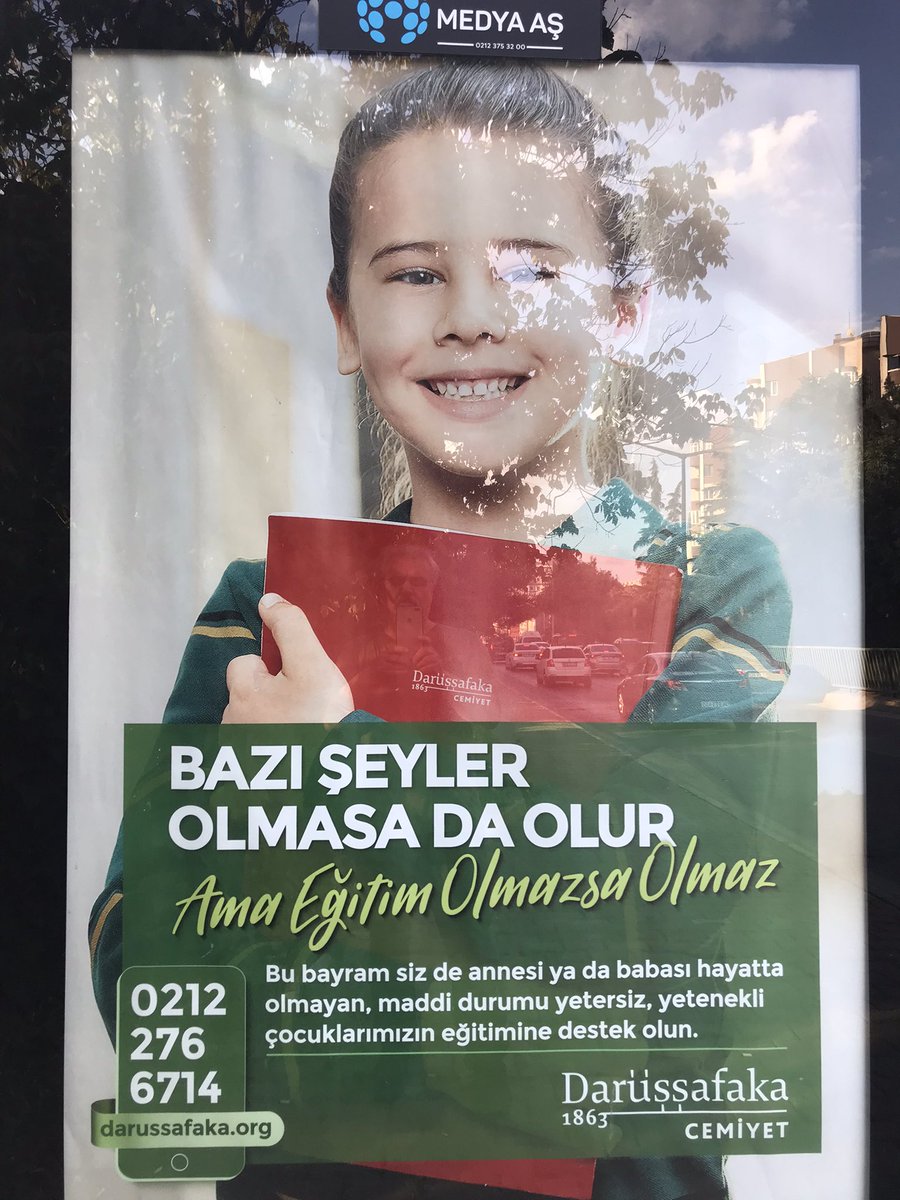 Darüşşafaka Cemiyeti “Bazı şeyler olmasa da olur” diyor. Bu ne garip bir slogan. Anneniz babanız olmasa da olur! #darussafaka <a href="/Darussafaka/">Darüşşafaka Cemiyeti</a>