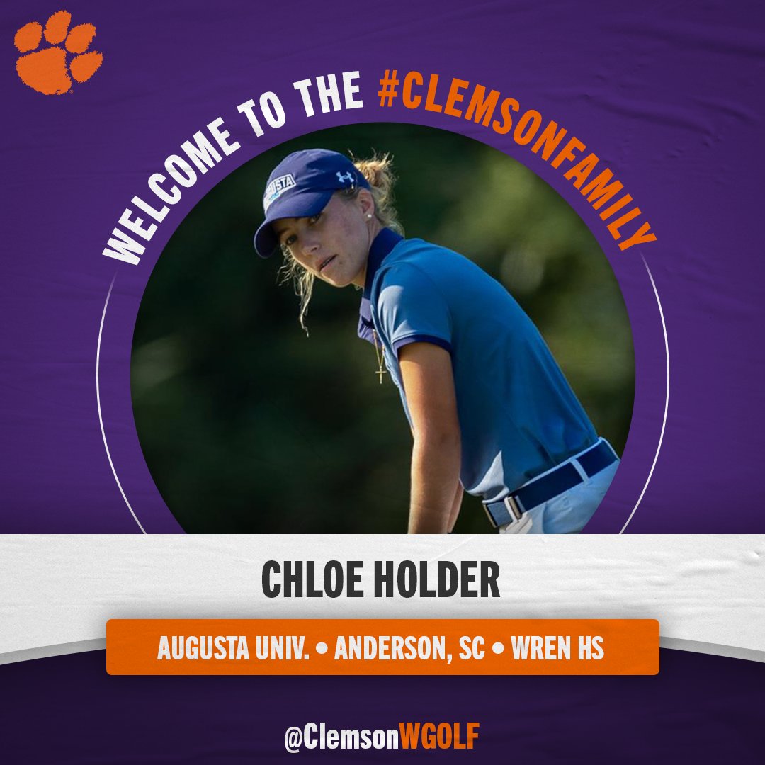 Welcome to Clemson, <a href="/ChloeHolder3/">Chloe Holder</a>!

📄 bit.ly/3nMkUUG