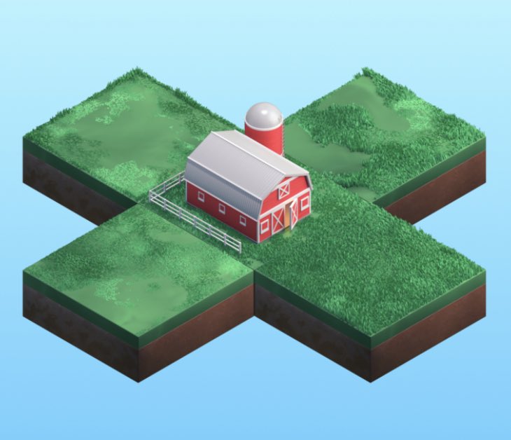 0x_dano's tweet photo. @laverdude @chikn_nft Wait until you see my other farmland! I’m sitting on a two-trait #cleanfarm as well. As far as I can tell, it’s one of a kind. https://t.co/Du9aT5rG7i
