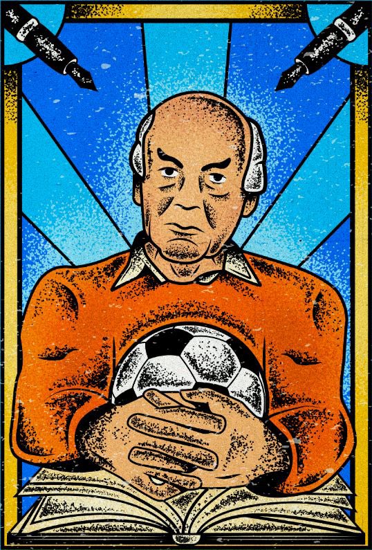 EditGatoBlanco's tweet photo. Si es que alguien profundizó en lo más íntimo de la relación de la pelota con las letras, fue el escritor uruguayo Eduardo Galeano.

Así presentamos #JuegoProfundo antología de columnas escritas por @EscritorSga. Un libro ilustrado por Ed Rodríguez.

#Próximamente https://t.co/N4KjlRcVx8
