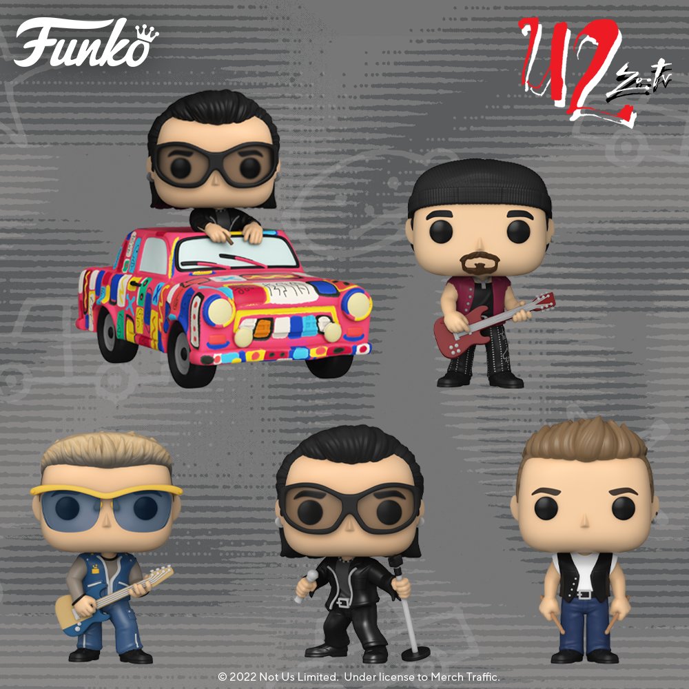 Funko on X: Recreate the sensory overload with POP! Rocks: U2- ZooTV  series. Pre-order for your collection today!  #Funko  #FunkoPOP @U2  / X