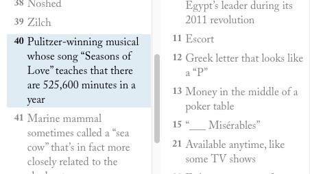 Easy @newyorker puzzle featuring an educational ear worm newyorker.com/puzzles-and-ga…