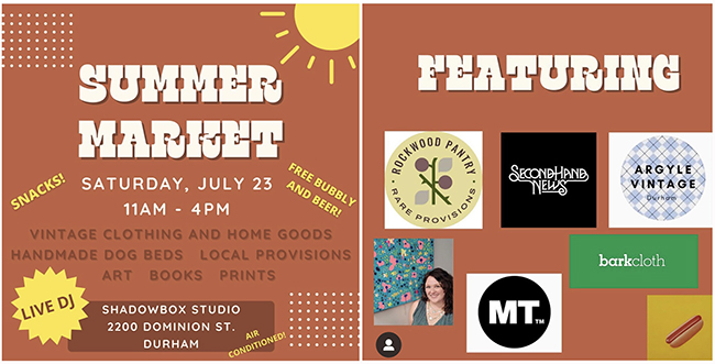 ShadowboxDurham's tweet image. July events at Shadowbox Studio - Jil Christensen, Maker Market, Archipelago Theatre/Cine, Movie Loft, The Bipeds, Bill MacKay &amp;amp; Nathan Bowles, and more! mailchi.mp/3d1cc457cd04/0…