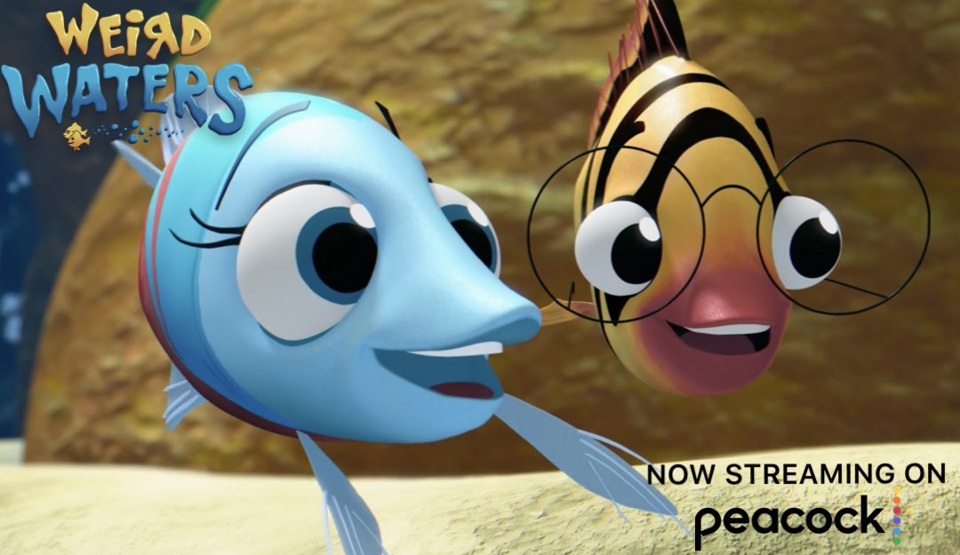 Weird_Waters's tweet photo. Jam and Tiger want you to watch them on @peacockTV !!🌟

#PeacockTV #WeirdWaters #CGAnimation #Animation #Cartoon #NewSeries #TropicalFish  @9StoryMG https://t.co/1Kjsl3t3rn
