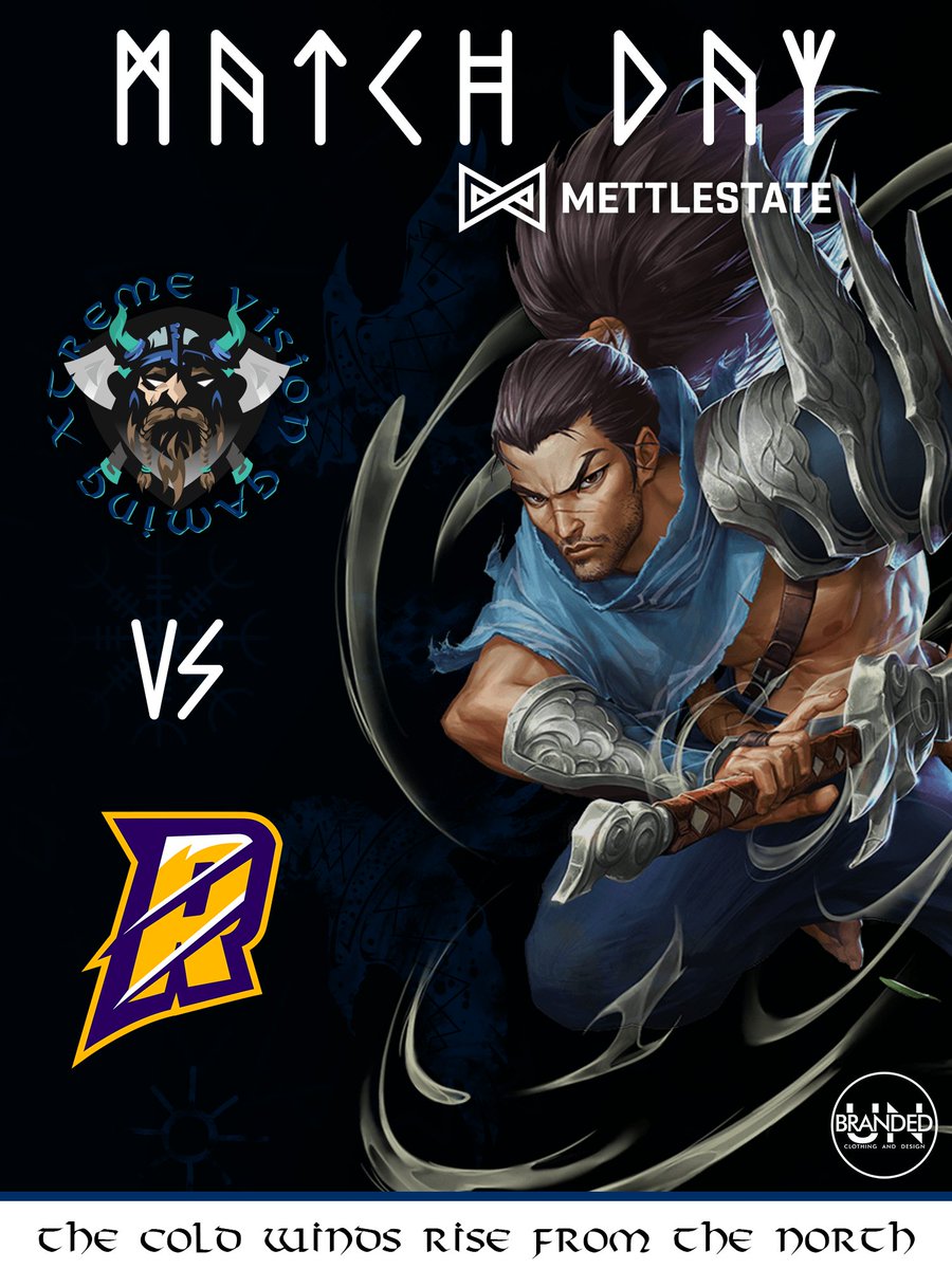 We kick off our run tonight in the <a href="/Mettlestate/">Mettlestate</a> League of Legends Challenger cup as we face <a href="/ZA_Royalty/">Royalty Esports</a> in our first Pro Div match!!

Time: 20:30
Stream: twitch.tv/hardrock789
Casters: HardRock789 &amp; JunglingMario

<a href="/UNBrandedMFG/">UNBranded</a> 

#XvGSA  #thecoldwindsrisefromthenorth