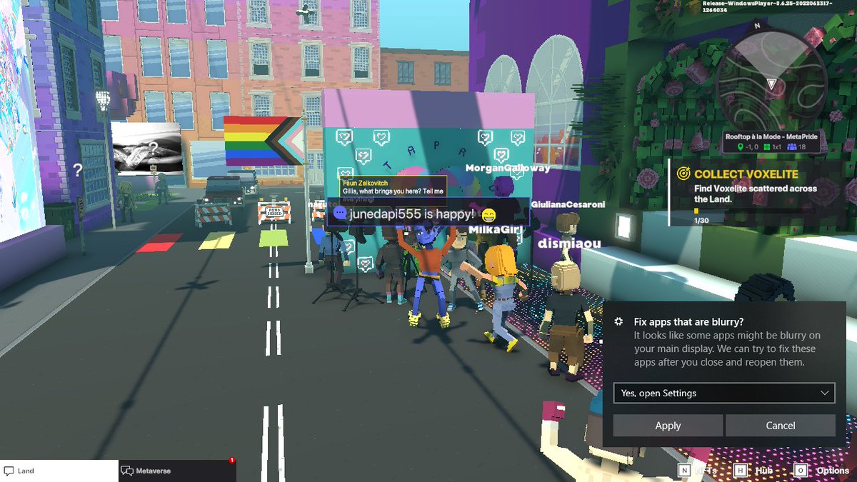 kokoone4's tweet photo. @TheSandboxGame @METAPRIDELAND I just participated in the #BelongingWeek contest for a chance to win a Progress Flag NFT! Check out my screenshot below!
👇 https://t.co/4DJEbUanyx