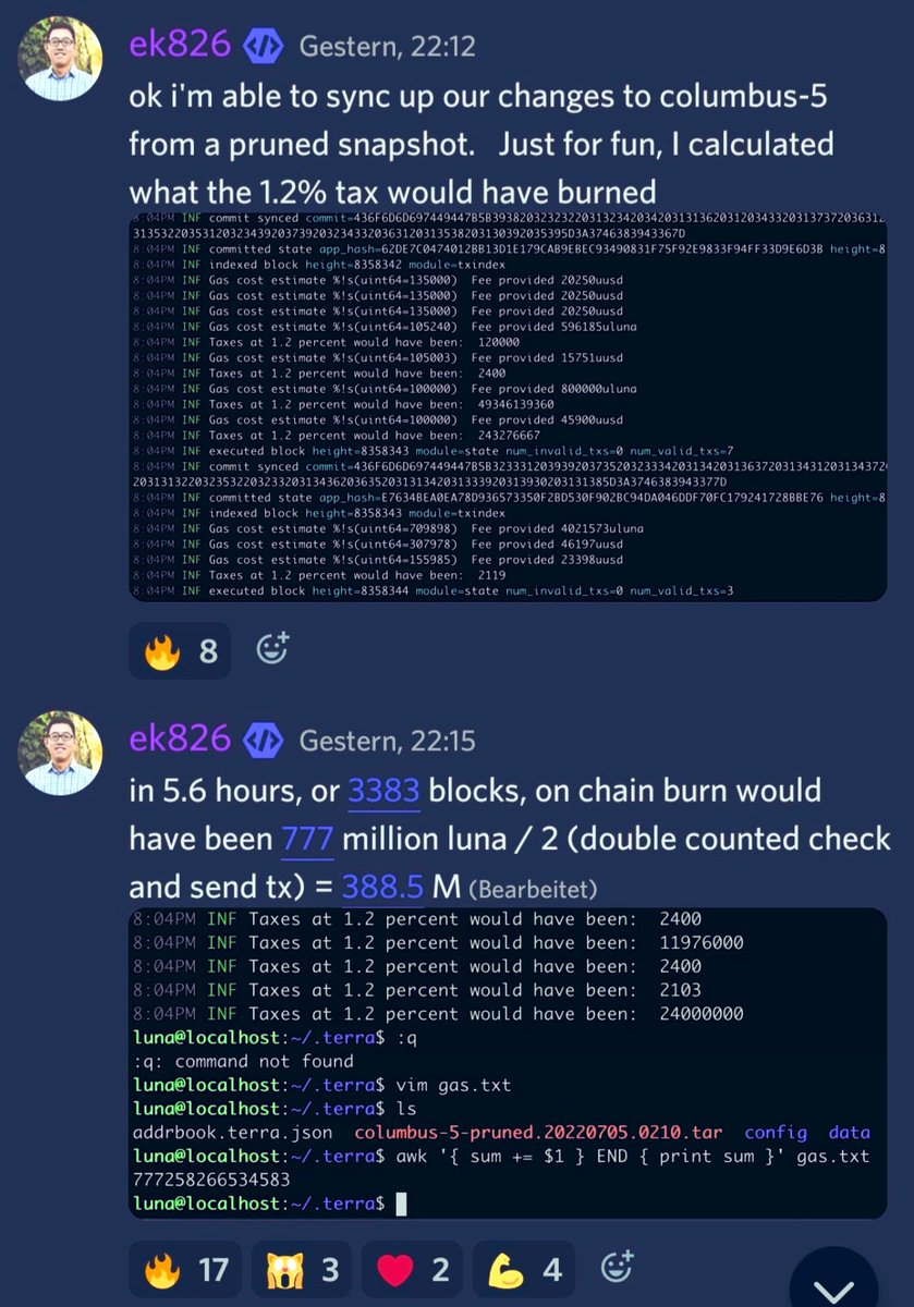 LunaClassicHQ's tweet photo. Announcement  📣 

1.2% burn tax implementation was able to sync with columbus-5 (mainnet).  

Patience Army. #luncburn #lunc 
 
$LUNC TO $1 🌕🌕🌕🌕🌕🌕🌕🌕🌕 https://t.co/kP66B4BhpP