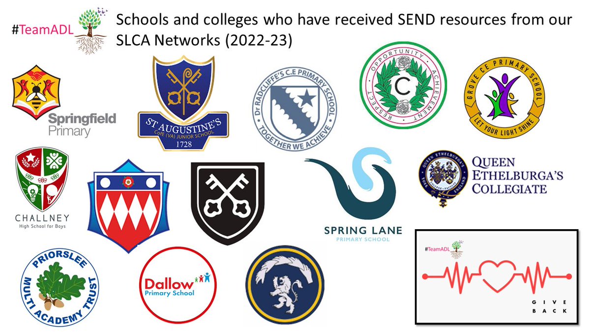 SENDportal's tweet photo. When @Butterflycolour established #TeamADL years ago she had a vision to reframe the financing models for resourcing #SEND in #schools &amp; #colleges

This year we have resourced many settings with items they chose / needed.

#TeamADL Shaping the system by investing in localities https://t.co/4iJtFeeeYz