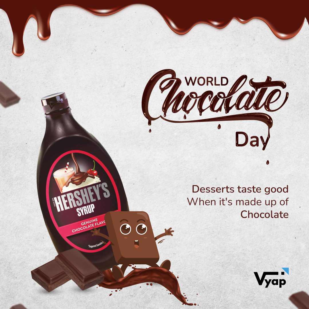 vyap_in's tweet photo. On the occasion of #WorldChocolateDay, VYAP brings Hershey chocolate syrup to make your restaurant desserts extra chocolatey.
Visit: https://t.co/kNeFSKWC9w
#vyap #onlineshopping #WorldChocolateDay #ChocolateDay #ChocolateLovers #Delivery #Marketplace #restaurant https://t.co/u36OoXG1jD