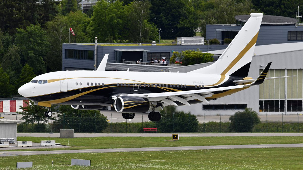 Schmidy_87's tweet photo. 9H-GGG | Boeing 737-7ZX(WL) BBJ | Jet Aviation Flight Services (Malta) | 7.7.22 zrh https://t.co/d5Ad7W0ttI