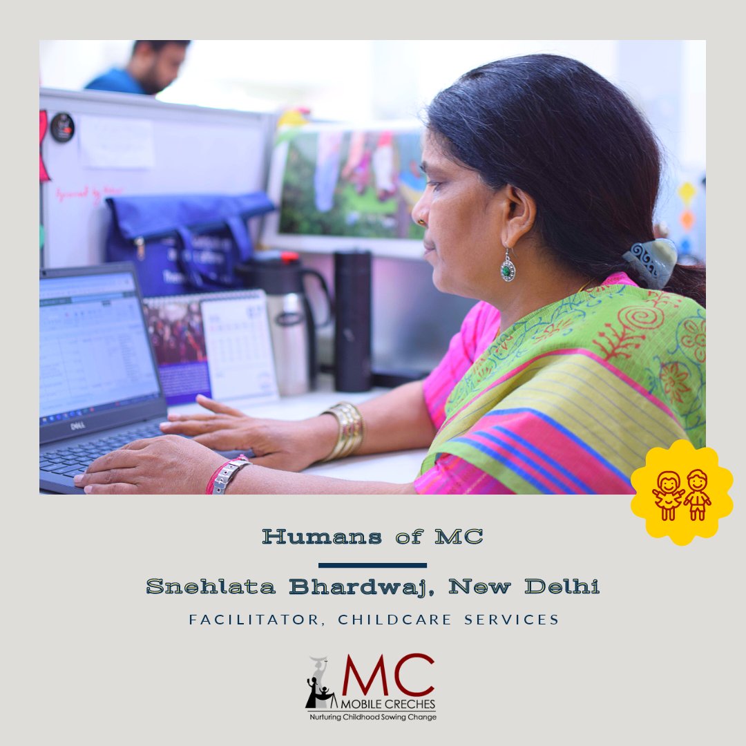 Mobile_Creches's tweet photo. Snehlata was born in 1969, the year Neil Armstrong conquered the moon. Her story of surviving and thriving in a difficult life is no less enduring.
To read more about Snehlata: https://t.co/OmoJqVvMN1
These are their stories #HumansOfMC #MobileCreches #LifeStories #humansofdelhi https://t.co/kNMHt1AMLM