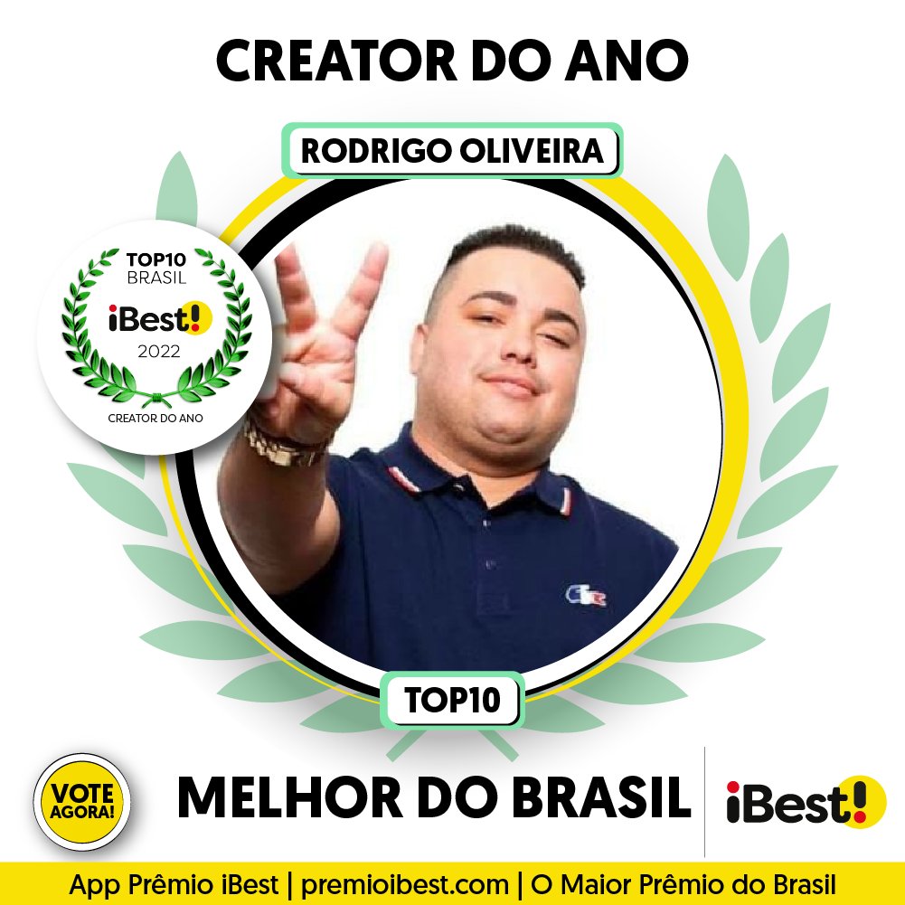 PremioiBest's tweet image. ✨🏆✨  Parabéns aos 10 maiores do Brasil em 2022 como Creator do Ano.

👇😃 Marque para quem vai a sua torcida!

#lukasmarques #danimolo #peterjordan #rodrigooliveira #gr6 #tirullipa 

iBest - O maior prêmio do Brasil