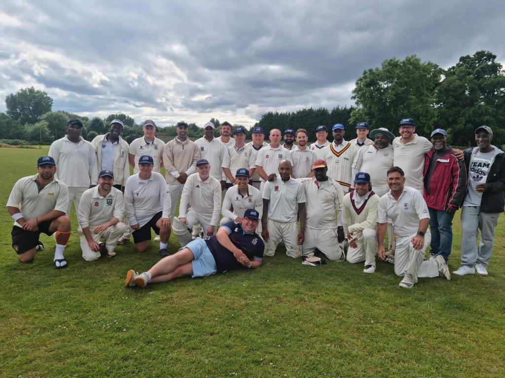 Standard_CC's tweet photo. Last Sunday saw the Pete McBean Memorial Day.
Copsewood WIW🌴 v Sphinx/Standard Old Boys🏏
A win for Sphinx, but a victory for all involved. Huge thanks in particular to Herbie Hayman and Gary McBean for organising a great day! #RIPBeany https://t.co/Eglwi0UHVX